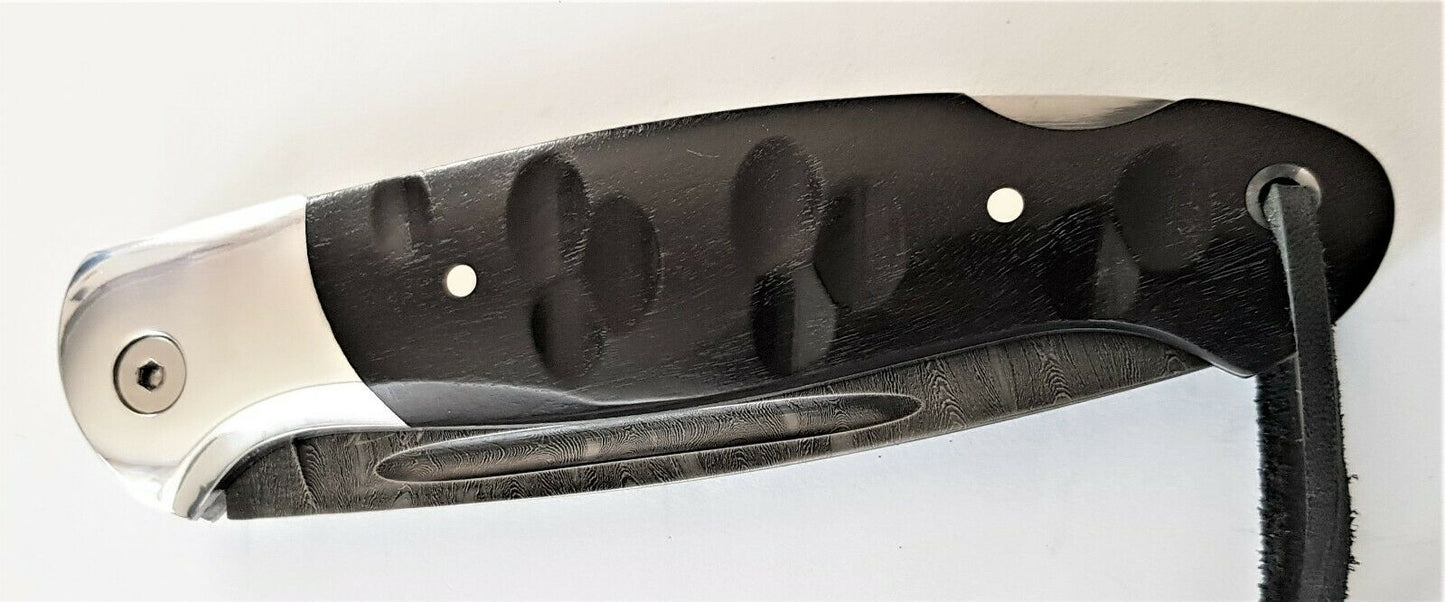Nazarov Knives Russland Damast Stahl Outdoor Сова Klappmesser Handarbeit HRC62