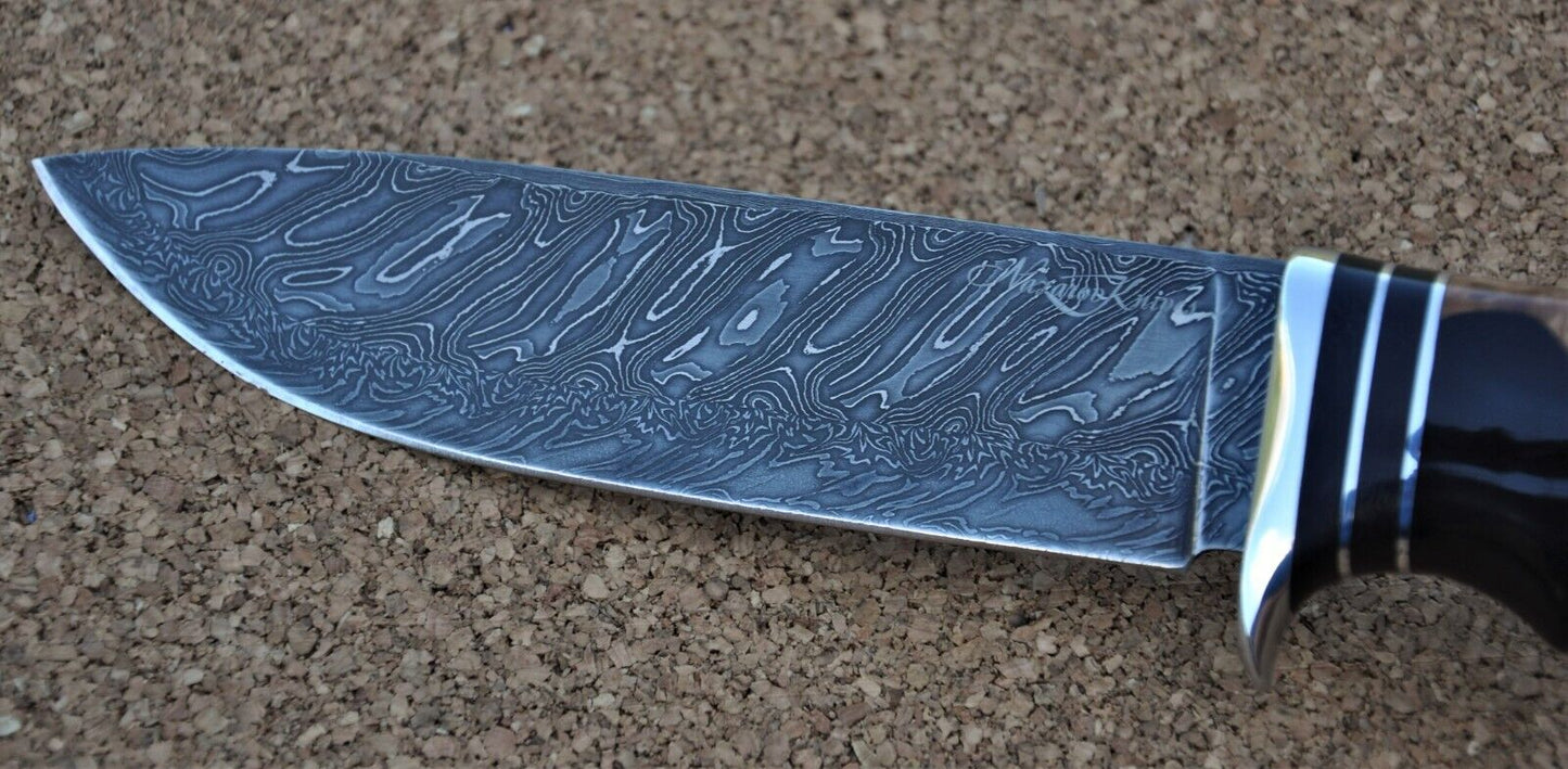 Mosaik Damast Stahl Outdoor Jagd Messer Nazarov Knives Handarbeit HRC62 Нептун