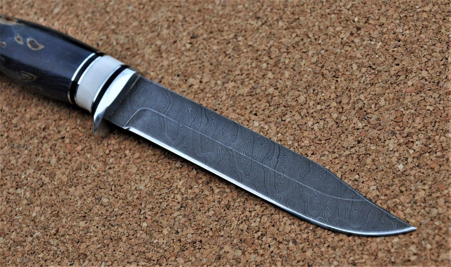 Damaszener Stahl Outdoor Jagd Damast Messer Nazarov Knives Handarbeit HRC62