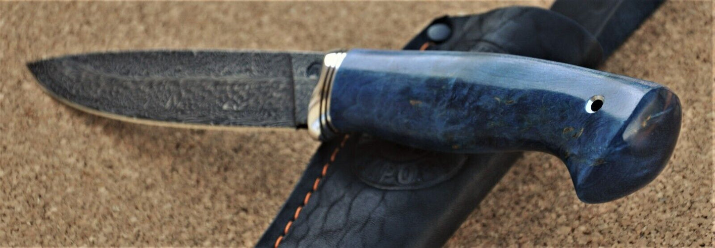 Nazarov Knives Russland Mosaik Damast Stahl Outdoor JagdMesser Handarbeit HRC62