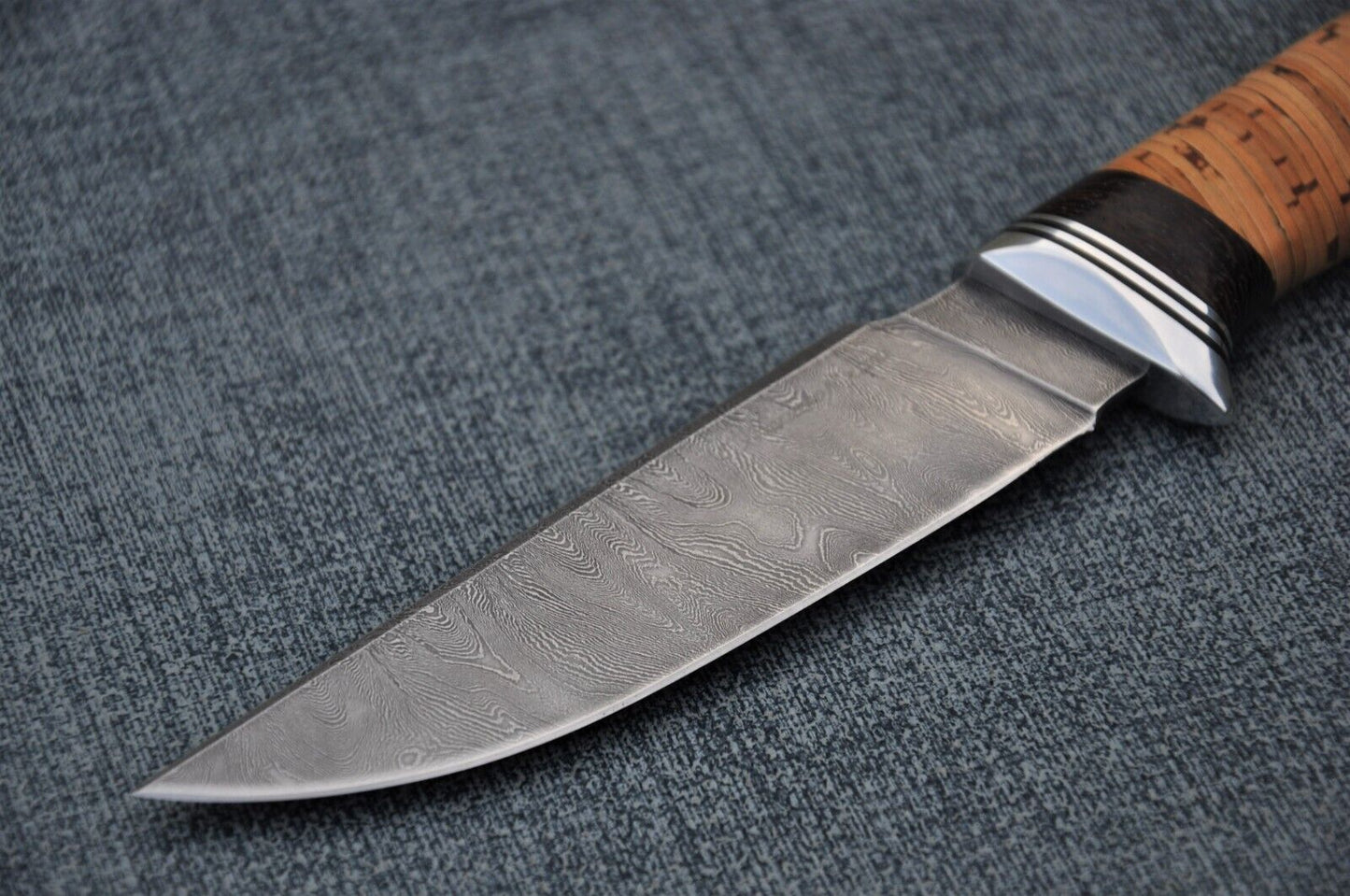 Damaszener Stahl Outdoor Jagdmesser Nazarov Knives Handarbeit