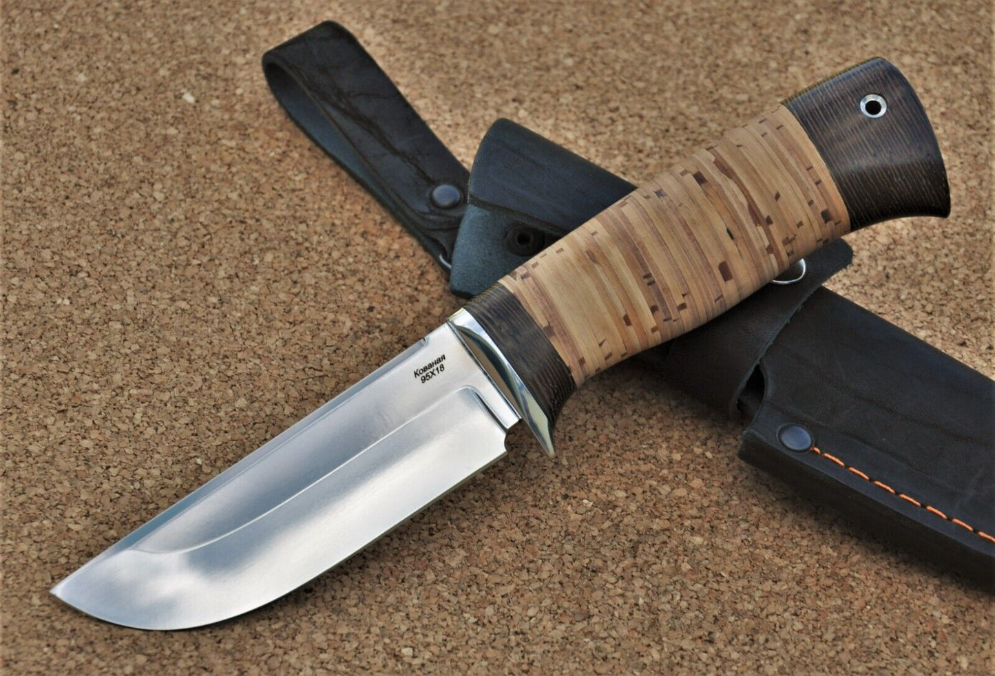 95H18 Stahl Rostfrei Outdoor Jagdmesser Handarbeit Nazarov Knives