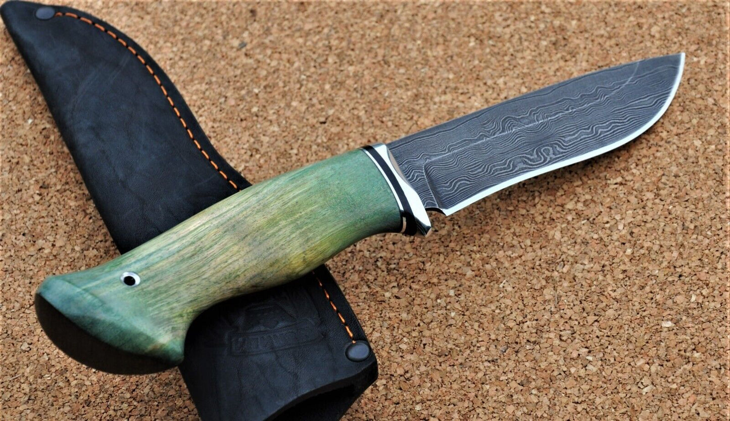Damaszener Stahl Outdoor Jagd Damast Messer Nazarov Knives Handarbeit HRC62
