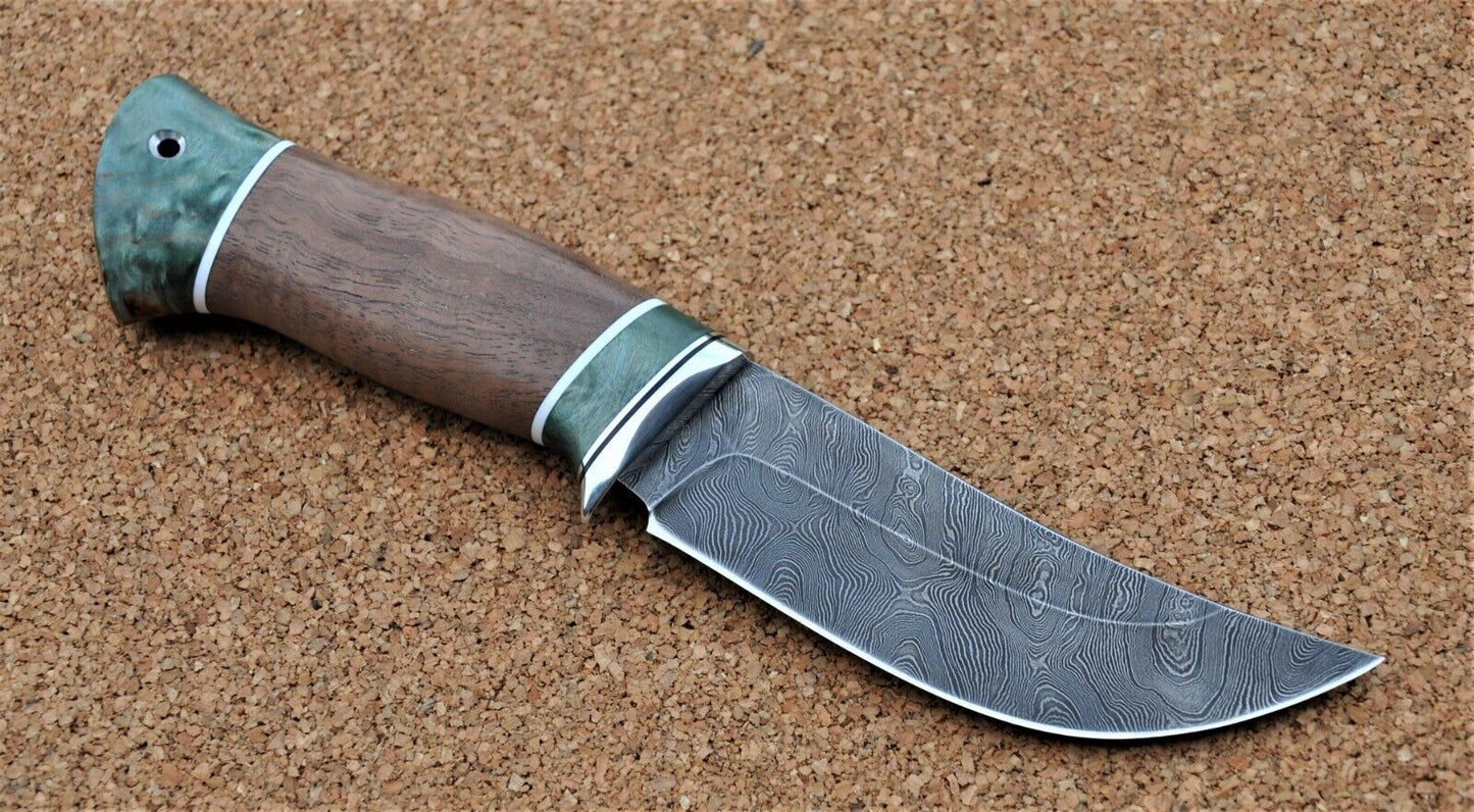 Damaszener Stahl Outdoor Jagd Damast Messer Nazarov Knives Handarbeit HRC62