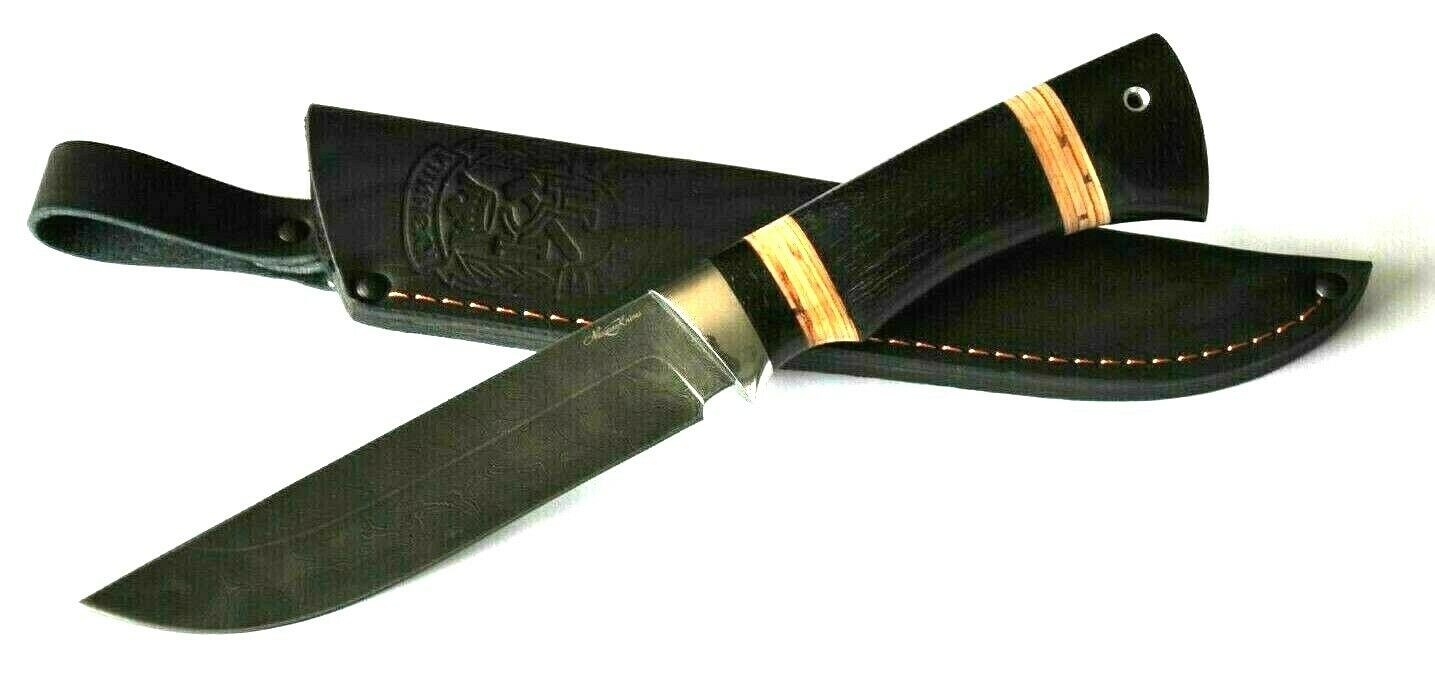 Nazarov Knives Damaszener Stahl Outdoor Jagdmesser