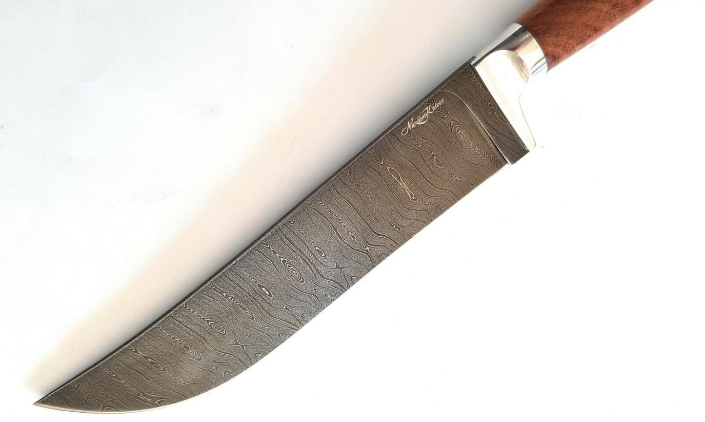 Nazarov Knives Russland Damast Küchenmesser Messer Узбек handarbeit HRC 62
