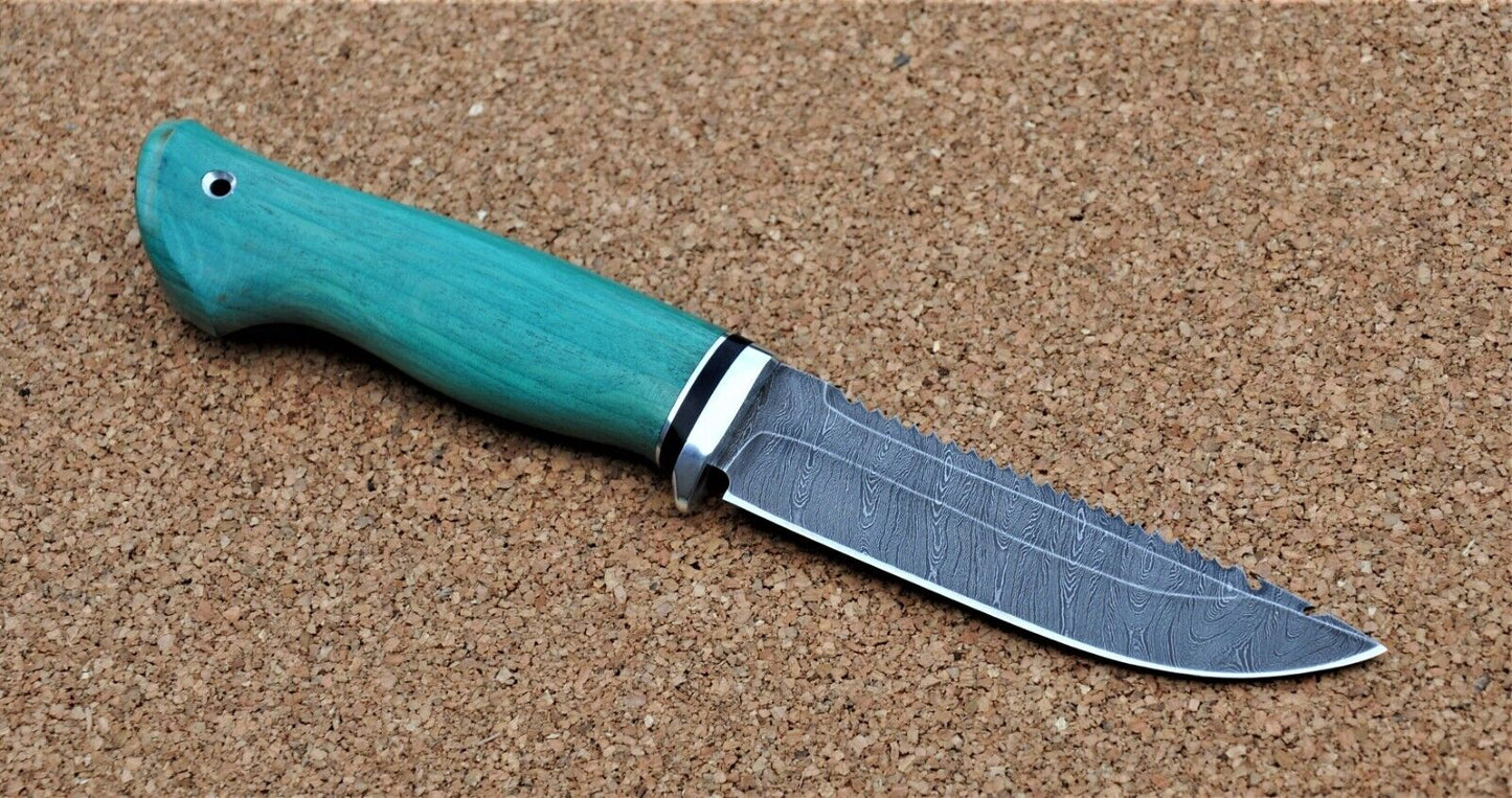 Damaszener Stahl Outdoor Jagd Damast Messer Nazarov Knives Handarbeit HRC62