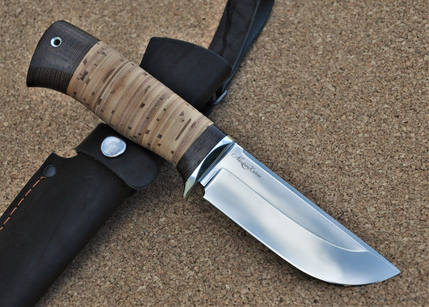 95H18 Stahl Rostfrei Outdoor Jagdmesser Handarbeit Nazarov Knives