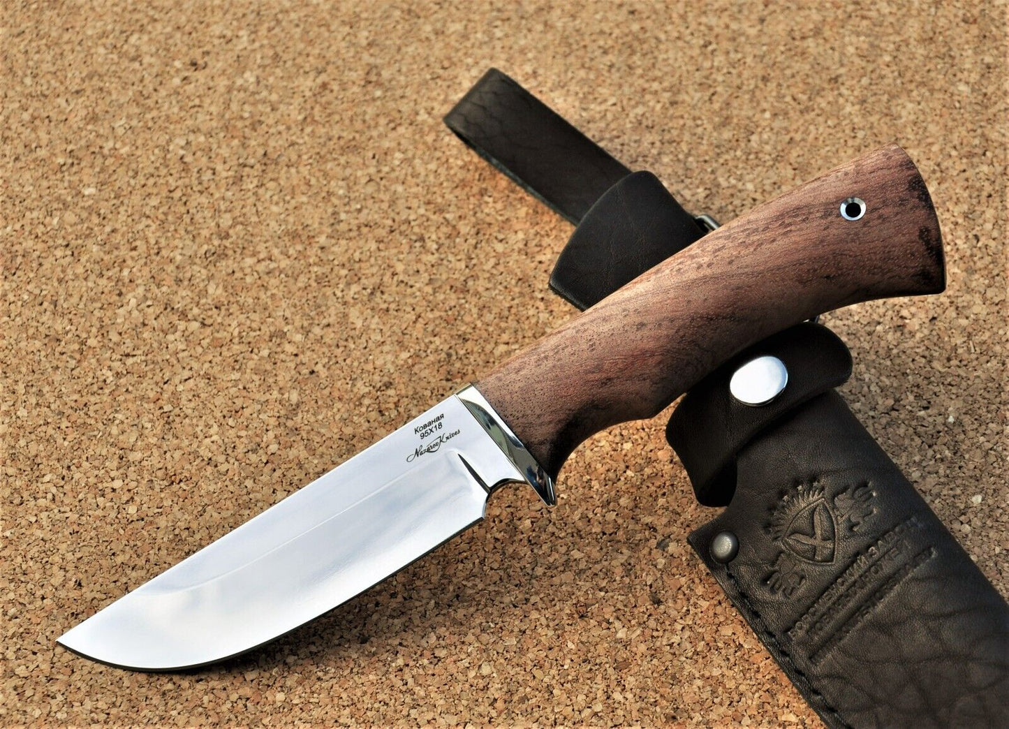 95H18 Stahl Rostfrei Outdoor Jagdmesser Handarbeit Nazarov Knives