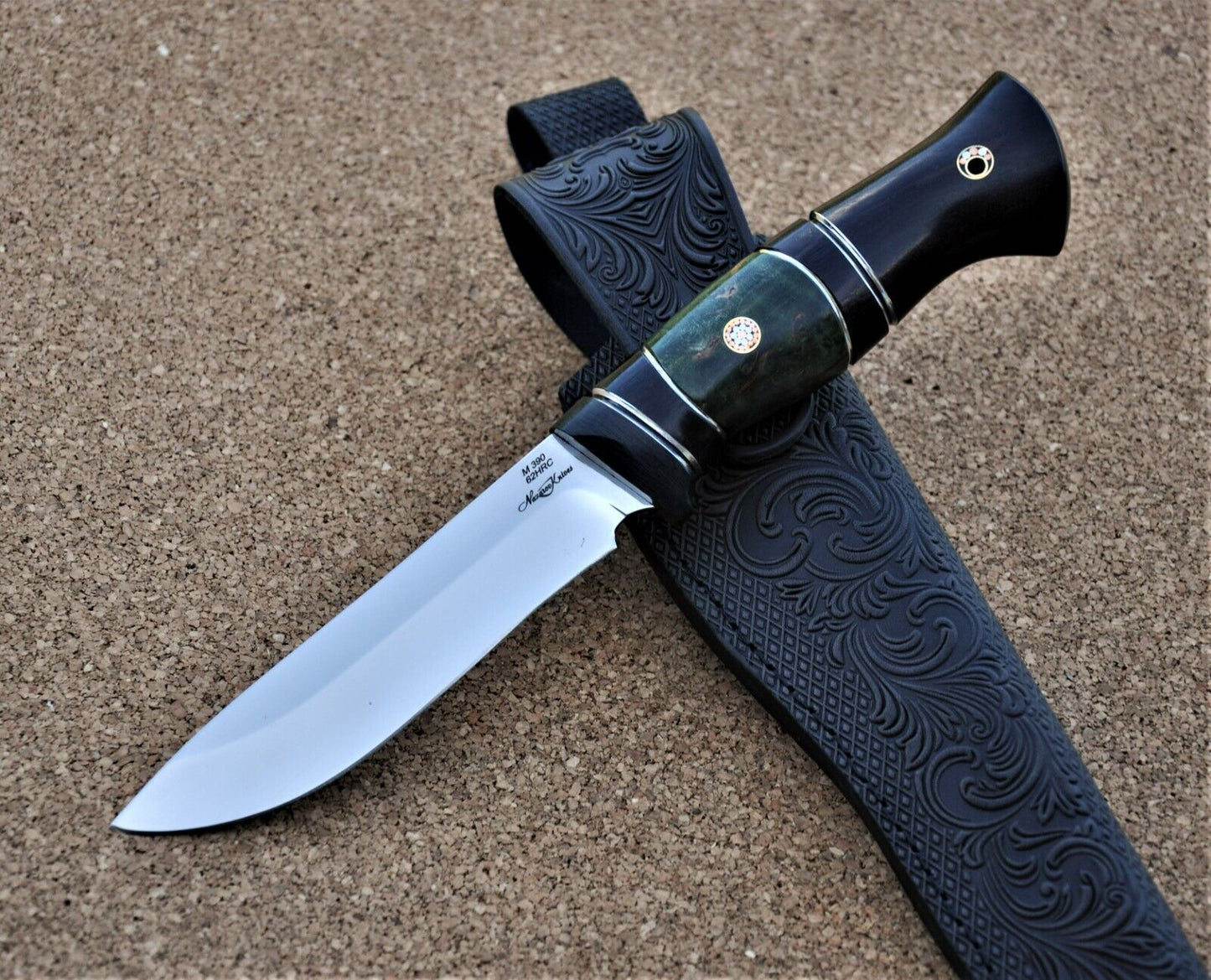 M390 Stahl ROSTFREI Outdoor JagdMesser Nazarov Knives Handarbeit HRC62 Ангара