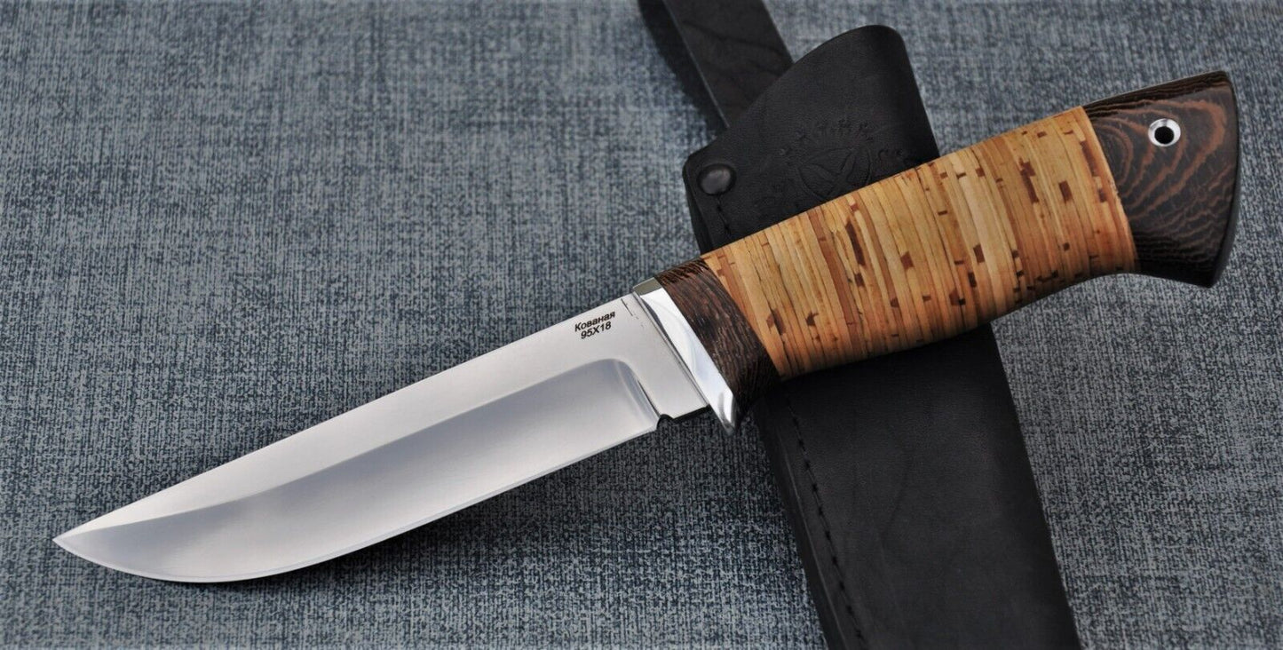 95H18 Stahl Rostfrei Outdoor Jagdmesser Handarbeit Nazarov Knives