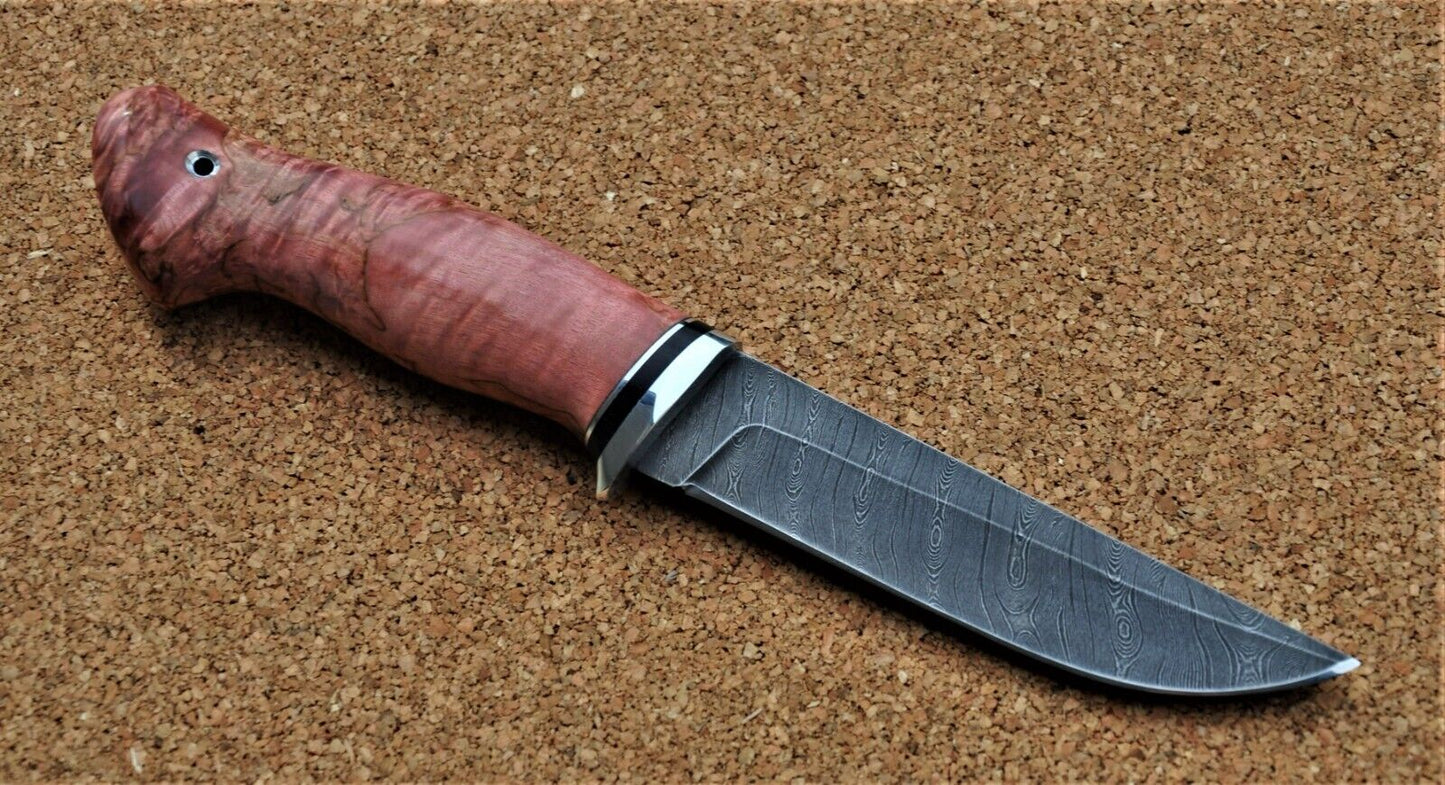 Damaszener Stahl Outdoor Jagd Damast Messer Nazarov Knives Handarbeit HRC62