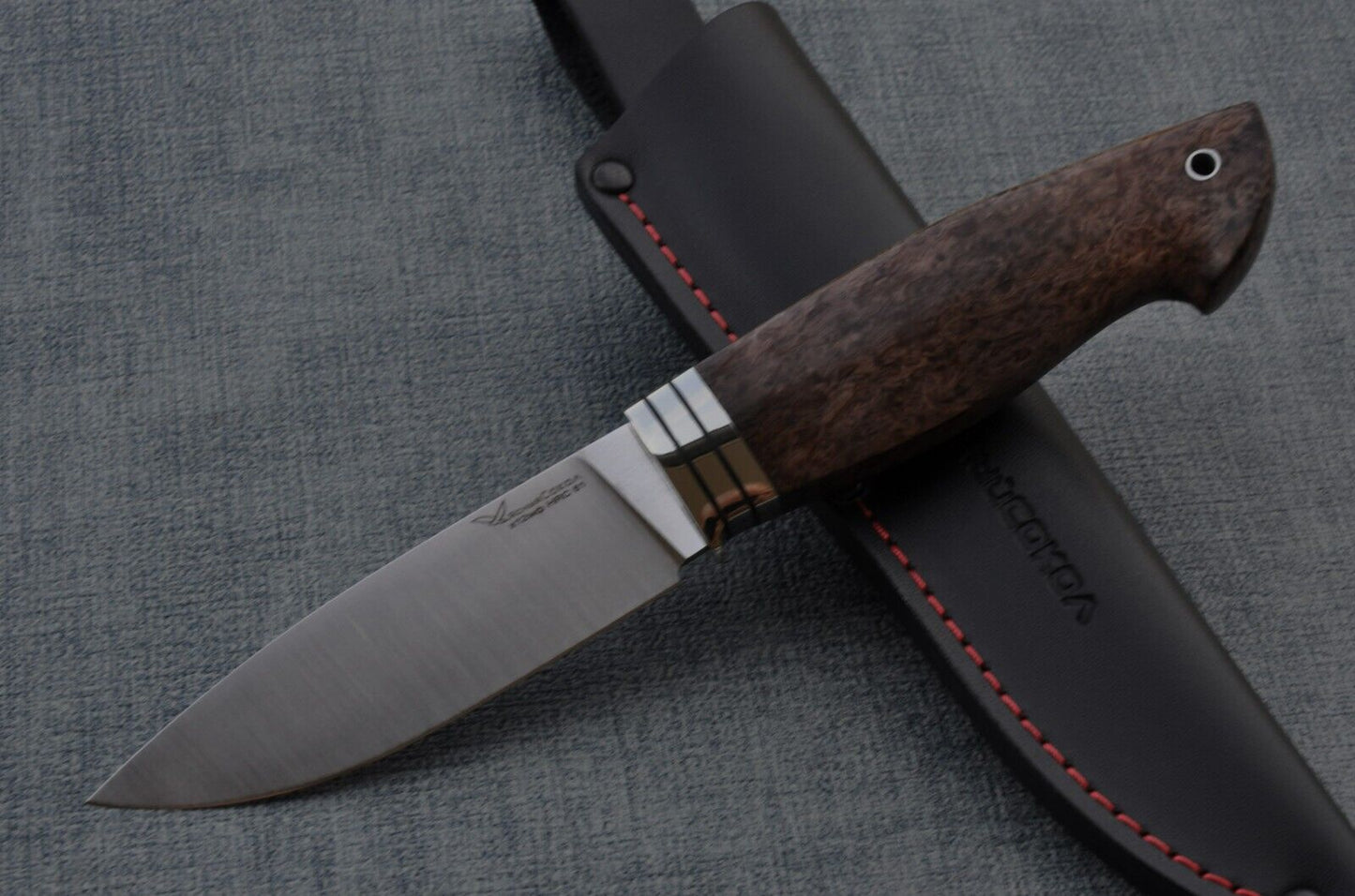H12MF Stahl Outdoor Jagdmesser Yasniy Sokol Handarbeit