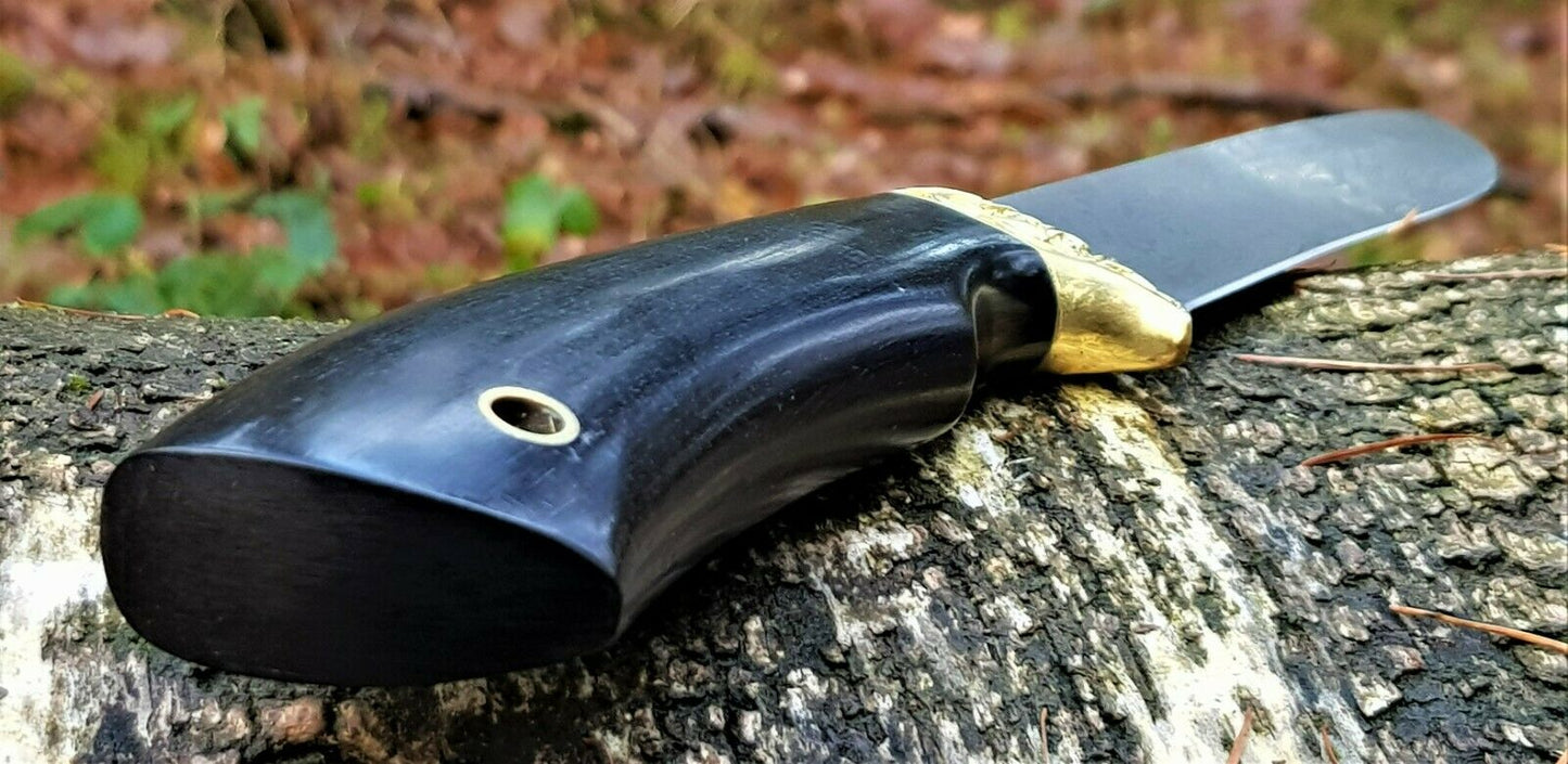A.Marushin Outdoor Jagdmesser Damaszener Stahl Handarbeit