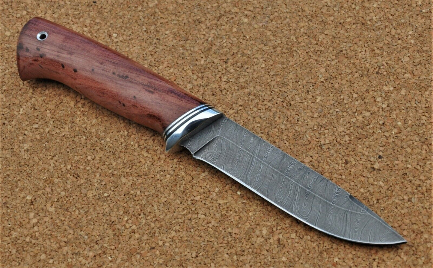 Damast Damaszener Stahl Outdoor Messer Nazarov Knives Handarbeit HRC62 Сокол