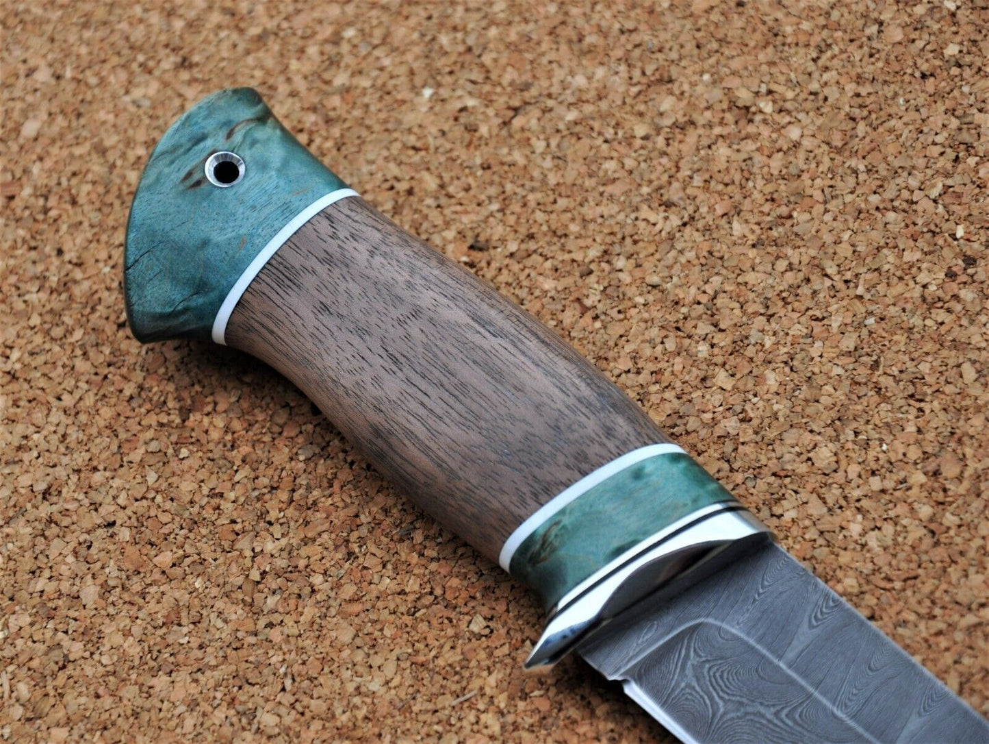 Damaszener Stahl Outdoor Jagd Damast Messer Nazarov Knives Handarbeit HRC62