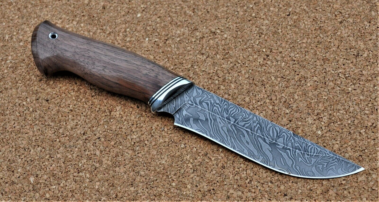 Damaszener Stahl Outdoor Jagd Damast Messer Nazarov Knives Handarbeit HRC62