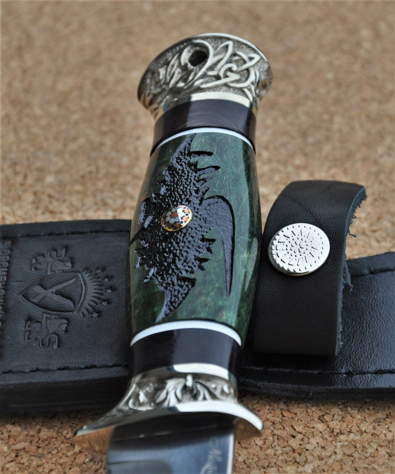 S390 Stahl ROSTFREI Outdoor Messer Nazarov Knives Handarbeit HRC70 Лидер