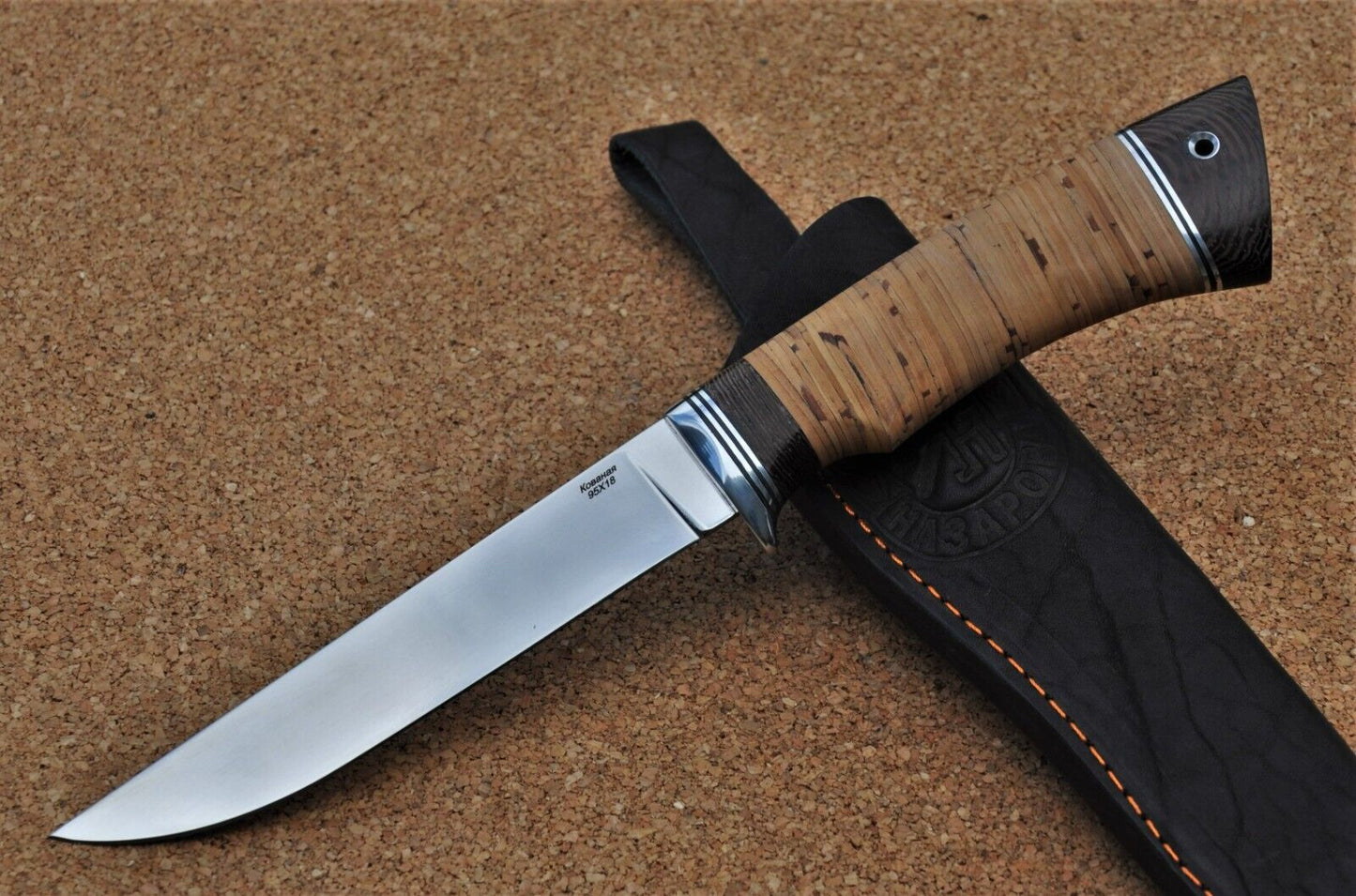 95H18 Stahl Rostfrei Outdoor Jagdmesser Handarbeit Nazarov Knives