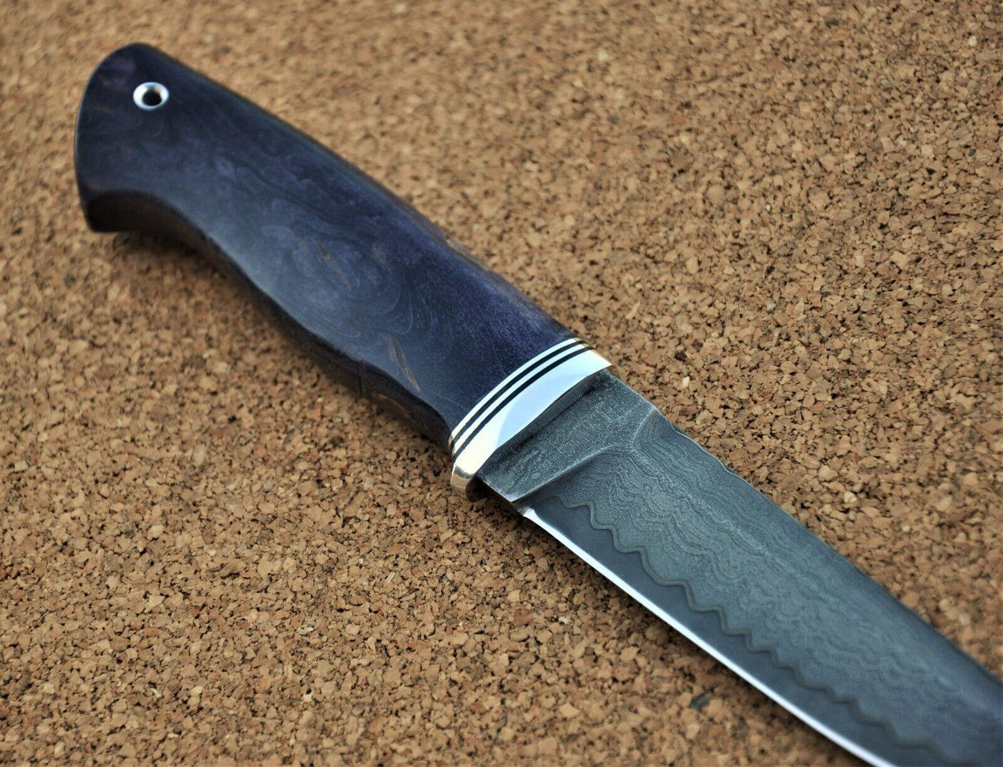 Nazarov Knives Russland San Mai DamastStahl Outdoor JagdMesser Handarbeit HRC62