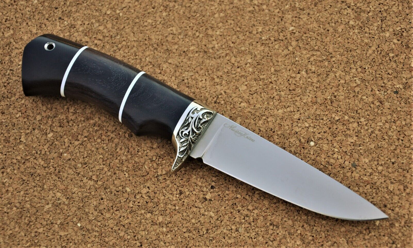 S390 Stahl ROSTFREI Outdoor Messer Nazarov Knives Handarbeit HRC70 Жерех