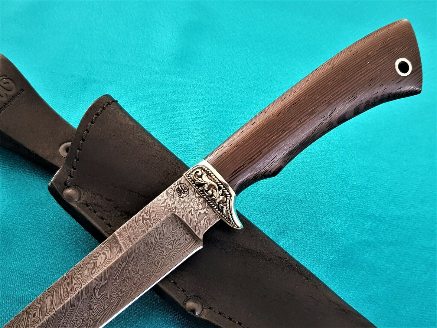 Damaszener Stahl Outdoor Jagdmesser A.Maruschin