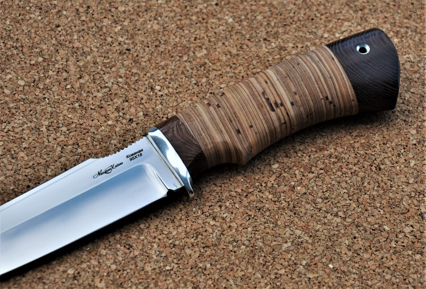 95H18 Stahl Rostfrei Outdoor Jagdmesser Handarbeit Nazarov Knives