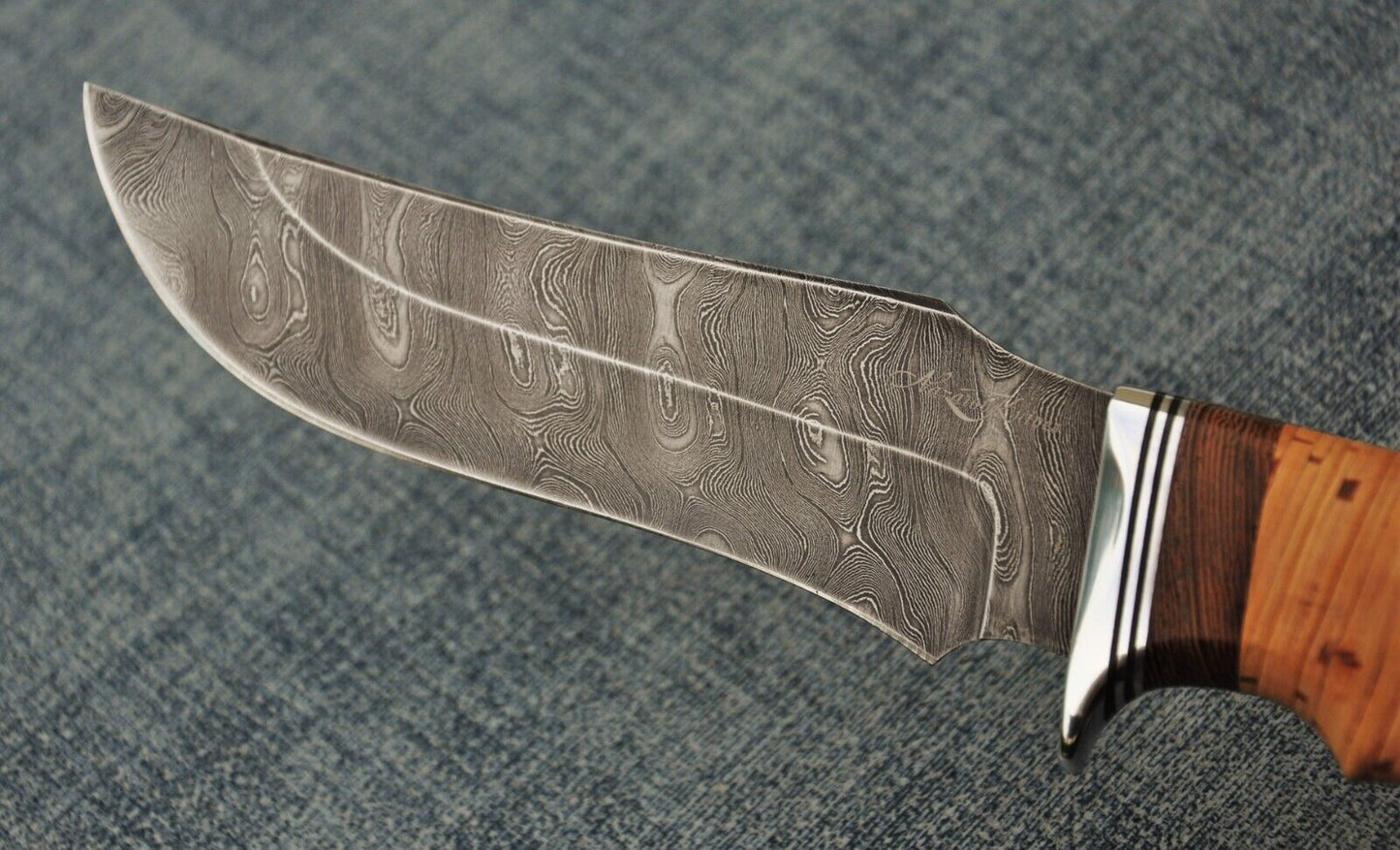 Damast Damaszener Stahl OutdoorMesser Nazarov Knives Handarbeit HRC62 Мангуст