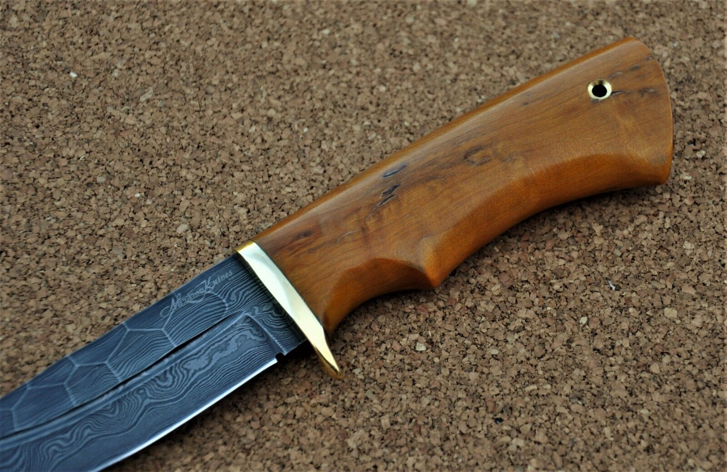 Damaszener Stahl Outdoor Jagdmesser Nazarov Knives Handarbeit