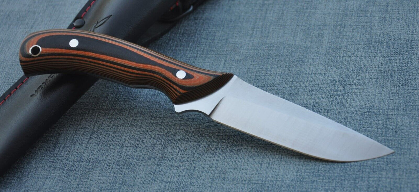 H12MF FullTang Outdoor Jagdmesser Yasniy Sokol Handarbeit