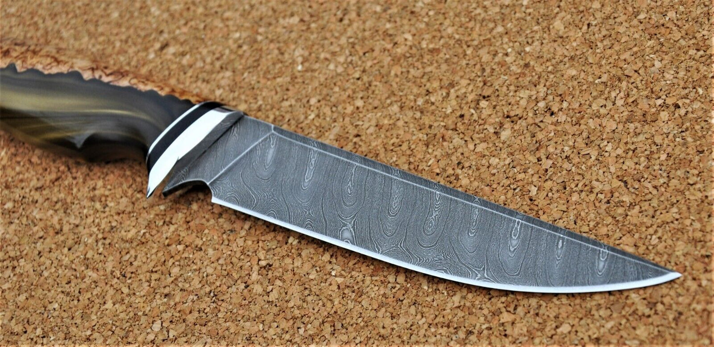 Damaszener Stahl Outdoor Damast Messer Nazarov Knives Handarbeit HRC62 Байкал