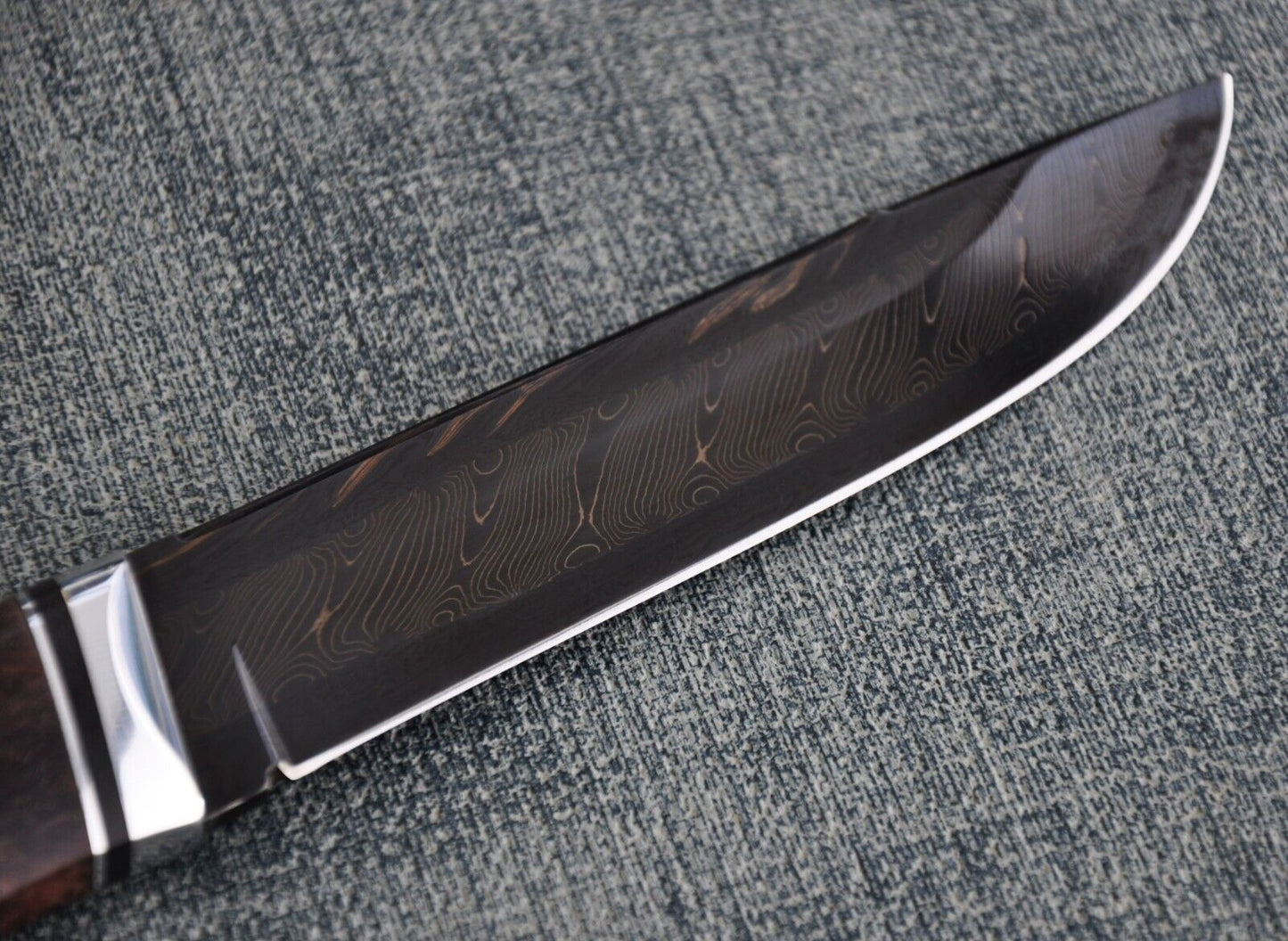 Nazarov Knives Russland Mosaik Damast Stahl Outdoor JagdMesser Handarbeit HRC62