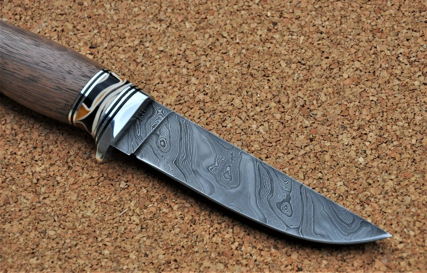Damaszener Stahl Outdoor Jagd Damast Messer Nazarov Knives Handarbeit HRC62