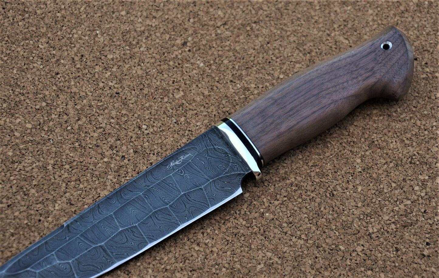Damaszener Stahl Outdoor Jagd Damast Messer Nazarov Knives Handarbeit HRC62