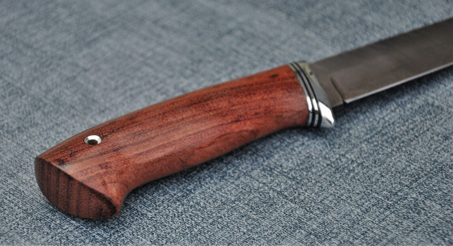 Damast Damaszener Stahl OutdoorMesser Nazarov Knives Handarbeit HRC62 Косач