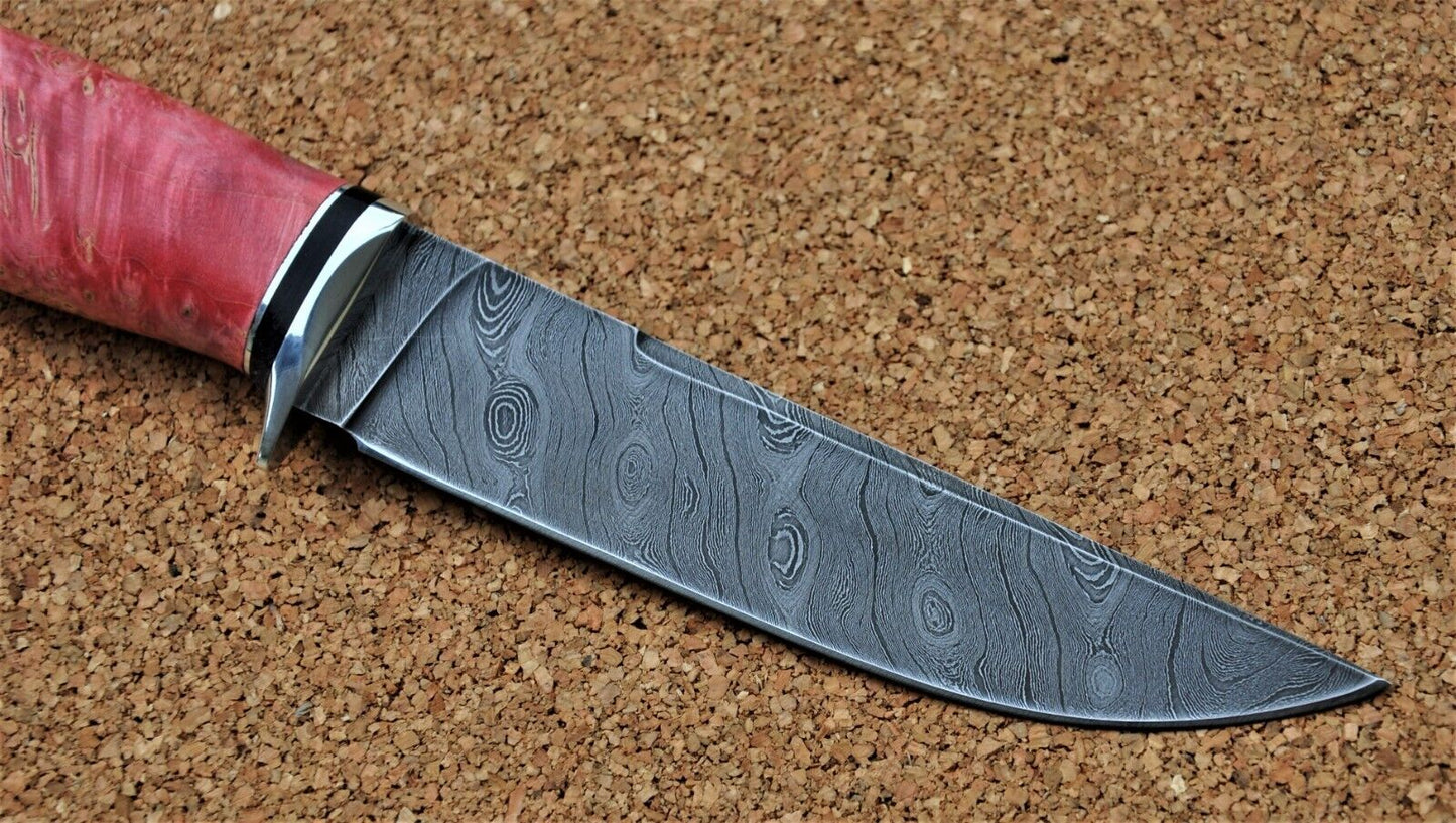 Damaszener Stahl Outdoor Jagd Damast Messer Nazarov Knives Handarbeit HRC62
