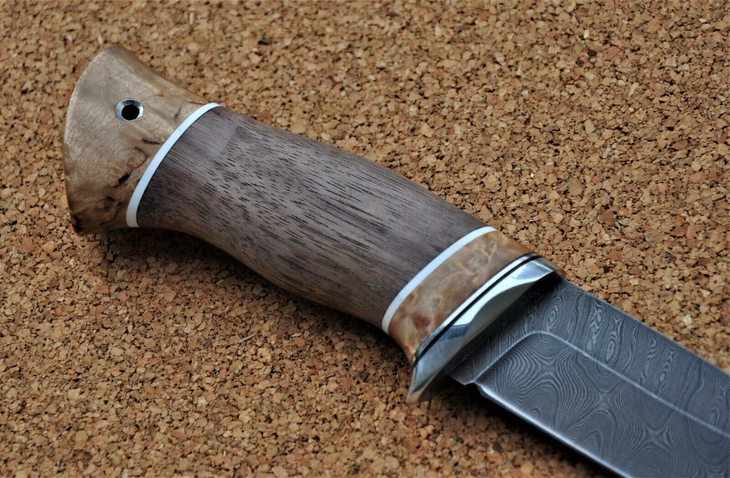 Damaszener Stahl Outdoor Jagd Damast Messer Nazarov Knives Handarbeit HRC62