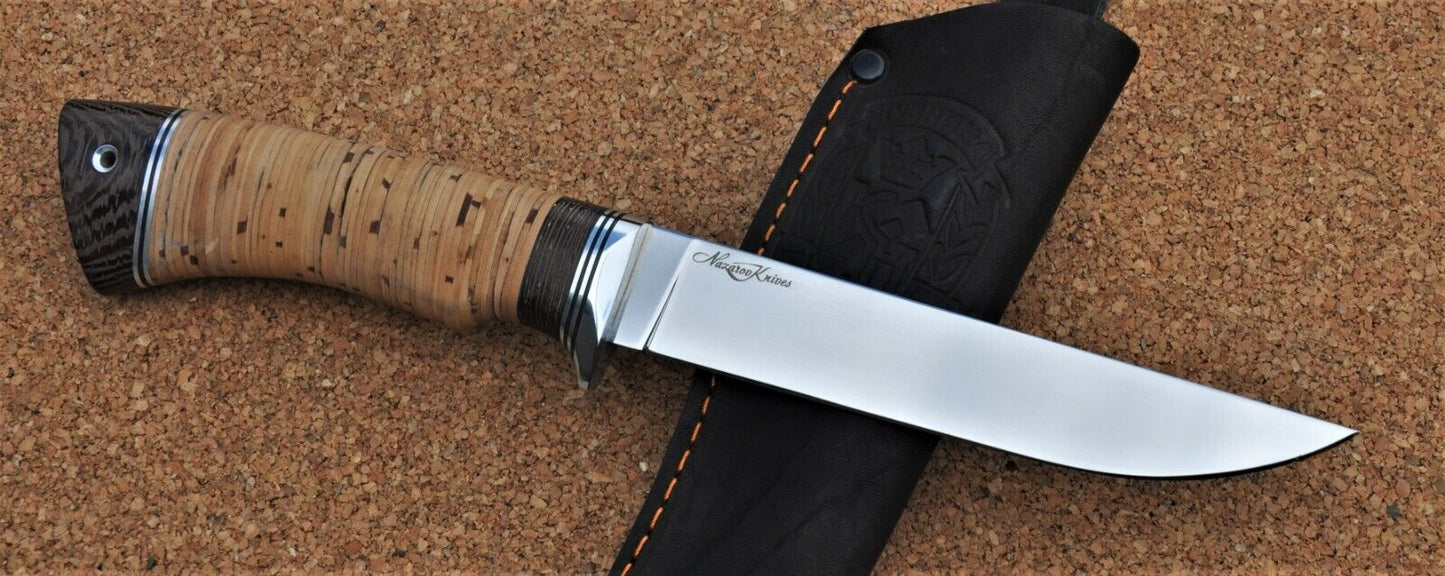 95H18 Stahl Rostfrei Outdoor Jagdmesser Handarbeit Nazarov Knives