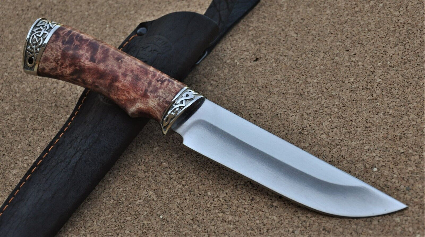S390 Stahl ROSTFREI Outdoor Messer Nazarov Knives Handarbeit HRC70 Овод
