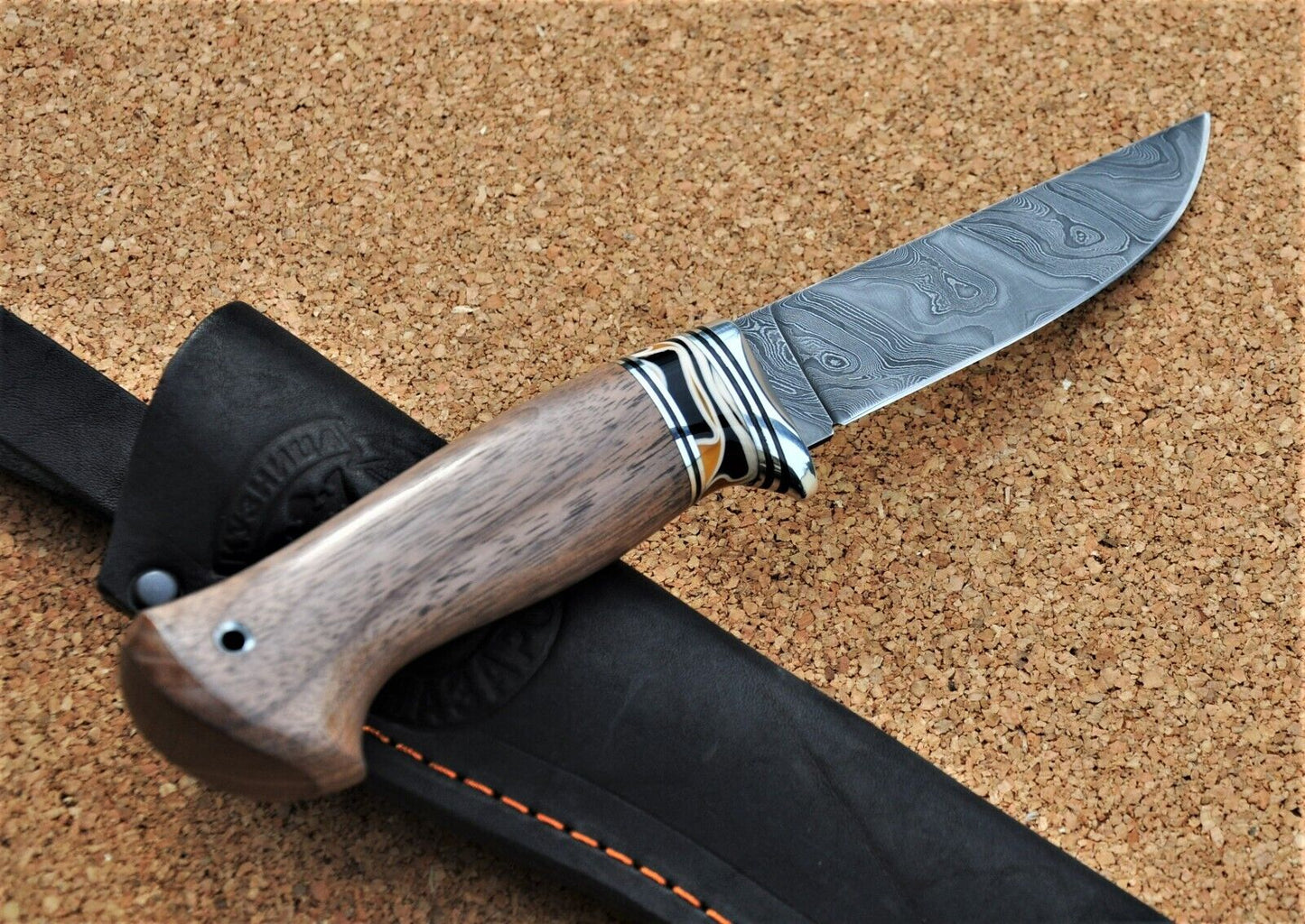 Damaszener Stahl Outdoor Jagd Damast Messer Nazarov Knives Handarbeit HRC62