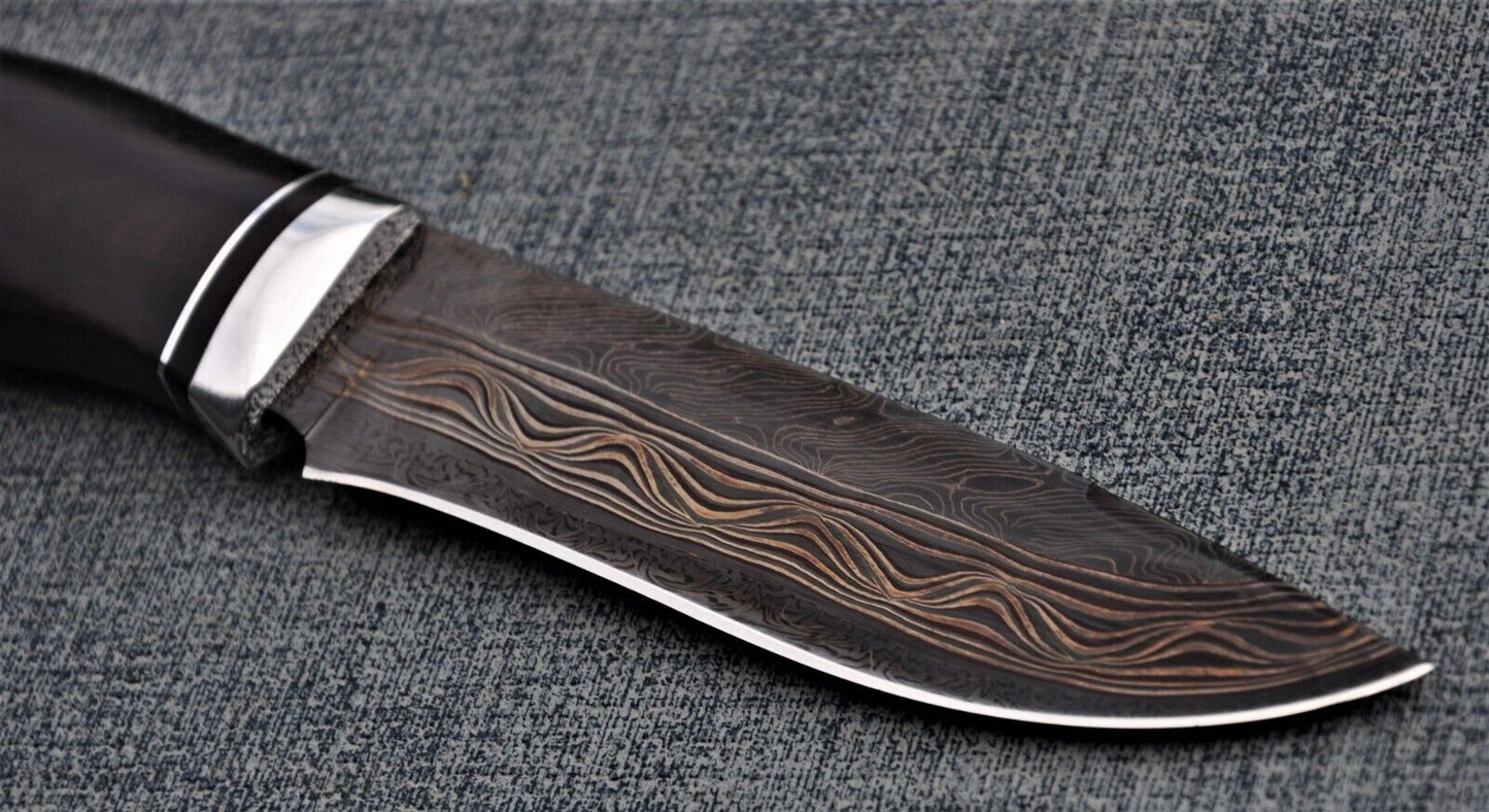 Nazarov Knives Russland Mosaik Damast Stahl OutdoorJagd Messer Handarbeit HRC62