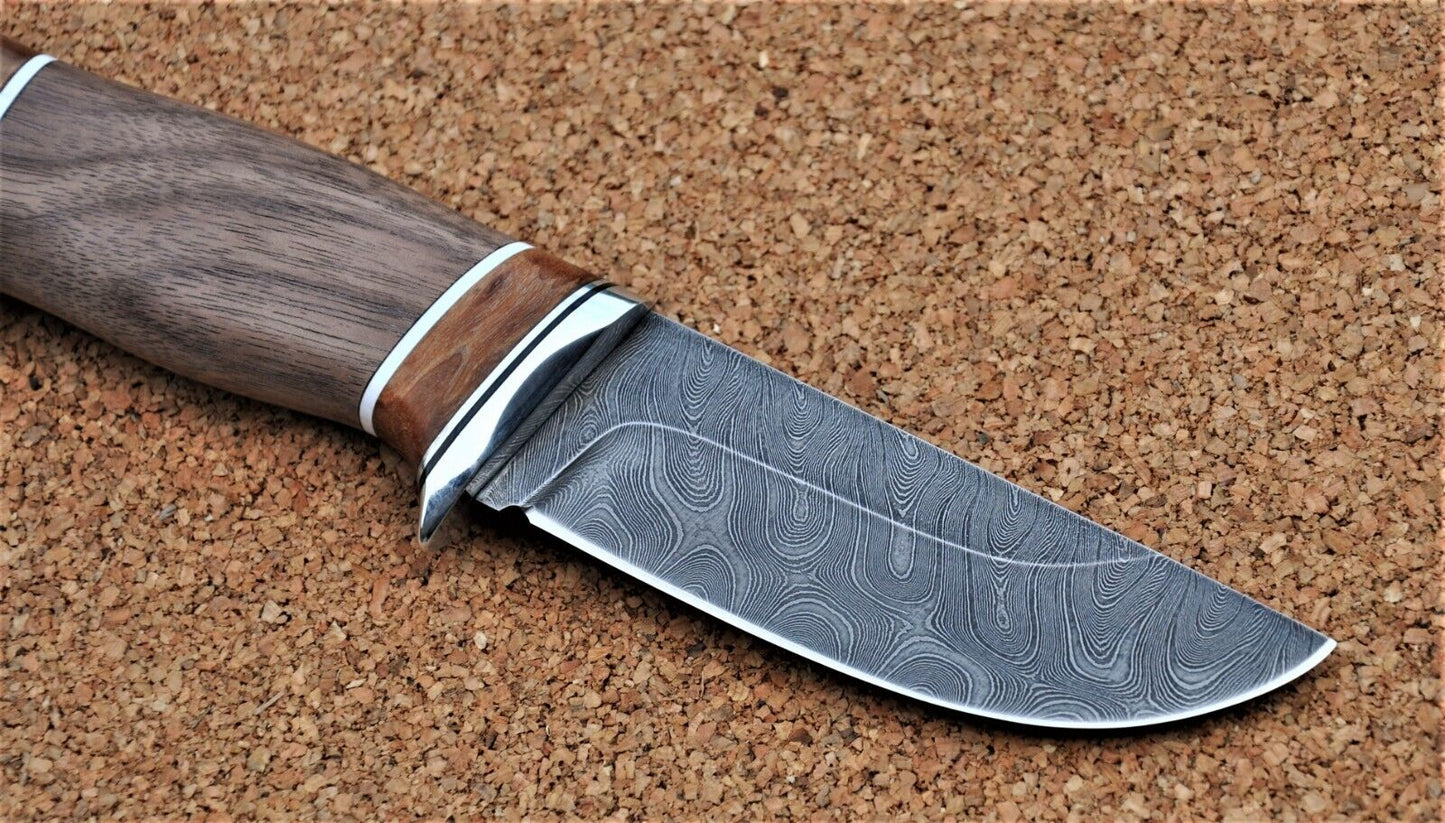 Damaszener Stahl Outdoor Jagd Damast Messer Nazarov Knives Handarbeit HRC62