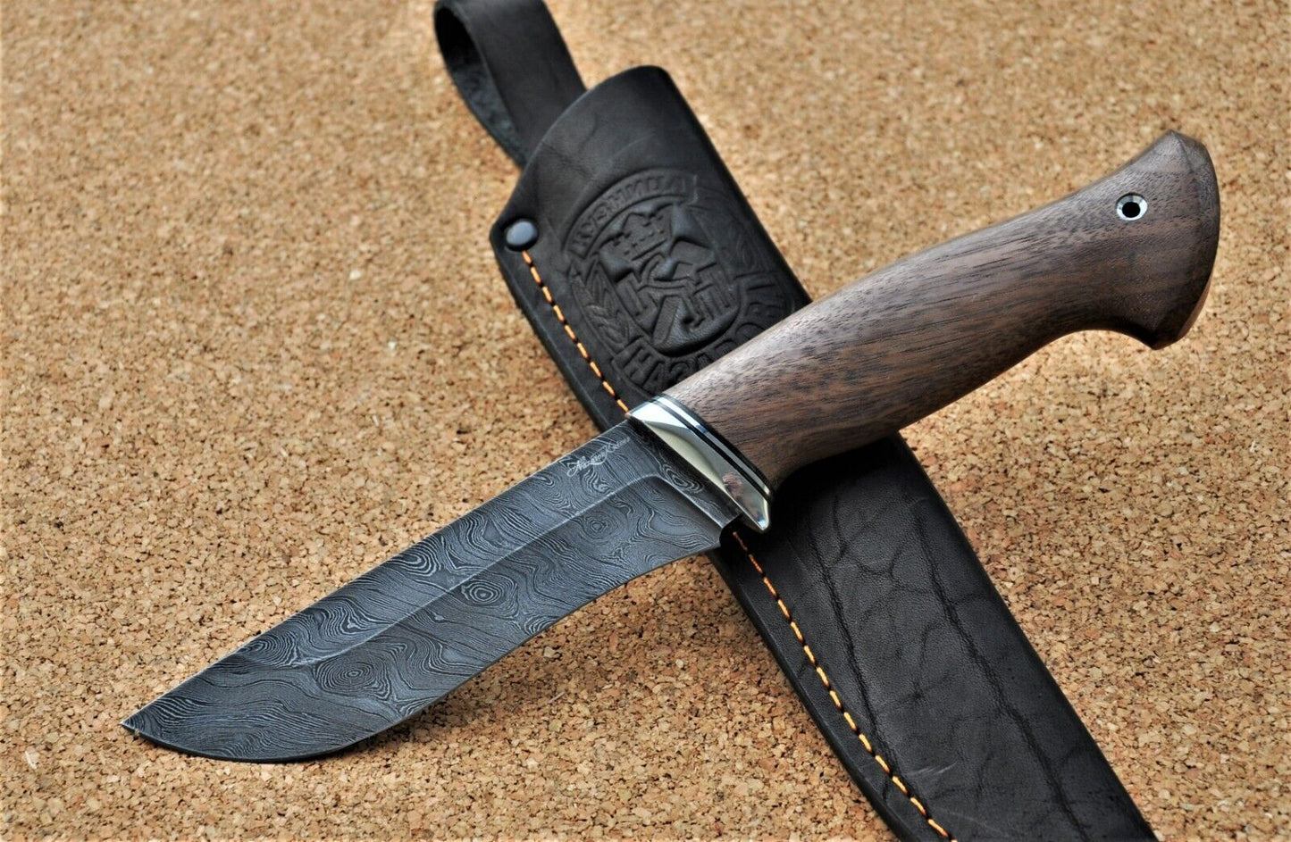 Damaszener Stahl Outdoor Jagd Damast Messer Nazarov Knives Handarbeit HRC62