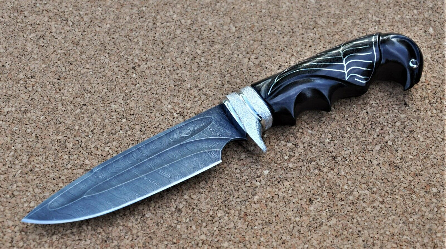 Damaszener Stahl Outdoor DamastMesser Nazarov Knives Handarbeit HRC62 Походный
