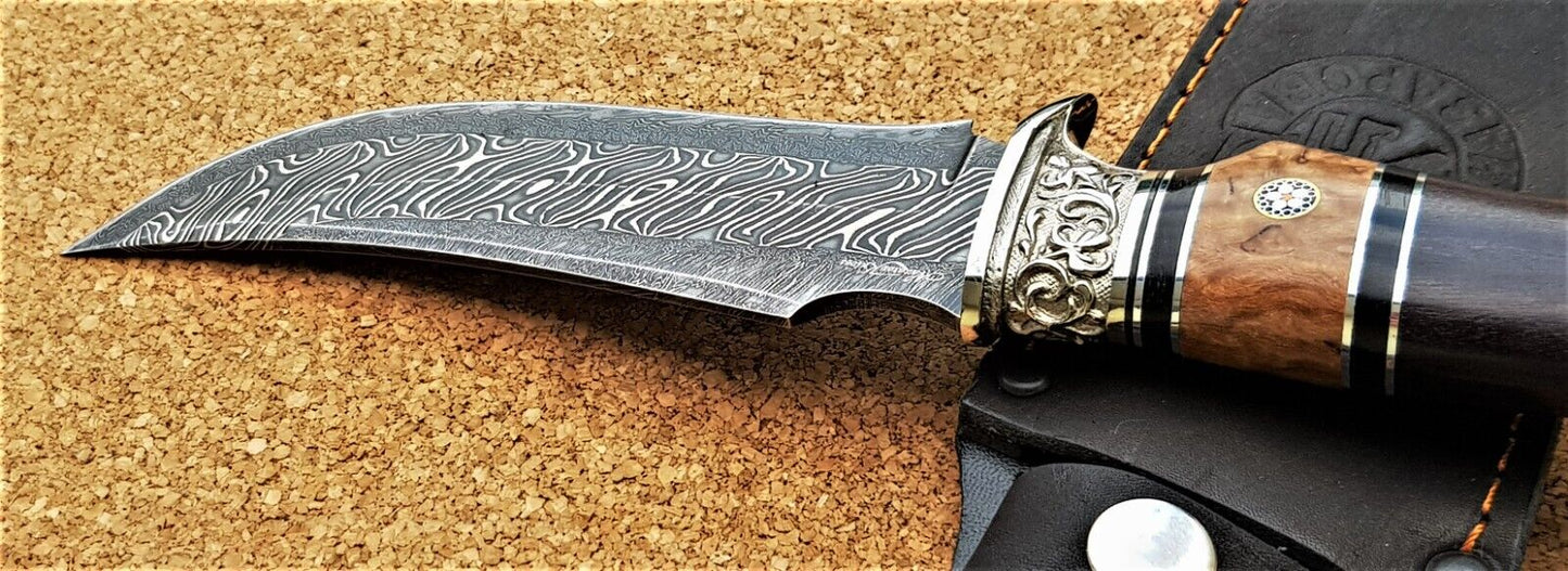 Nazarov Knives Russland Mosaik Damast Stahl Outdoor JagdMesser Handarbeit HRC62
