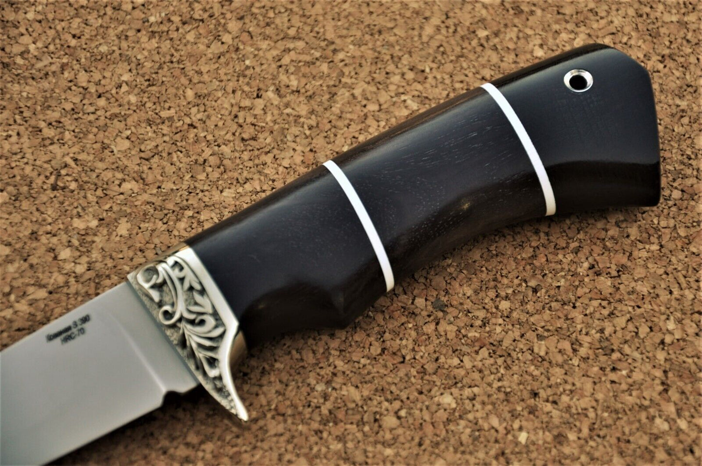 S390 Stahl ROSTFREI Outdoor Messer Nazarov Knives Handarbeit HRC70 Жерех