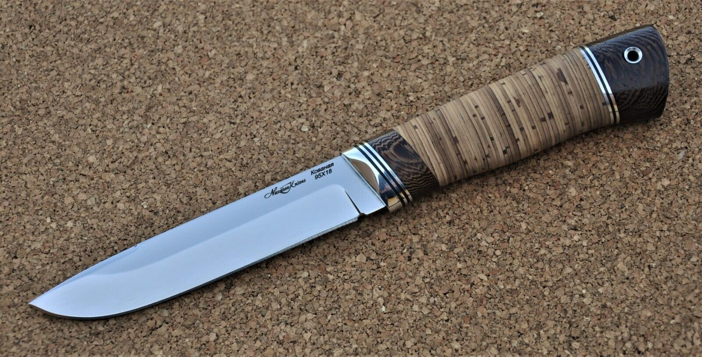 95H18 Stahl Rostfrei Outdoor Jagdmesser Handarbeit Nazarov Knives