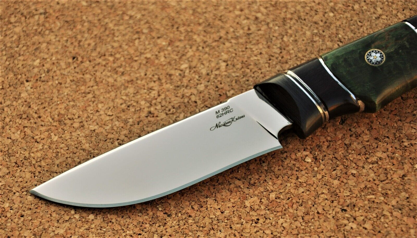 M390 Stahl ROSTFREI Outdoor JagdMesser Nazarov Knives Handarbeit HRC62 Ловчий