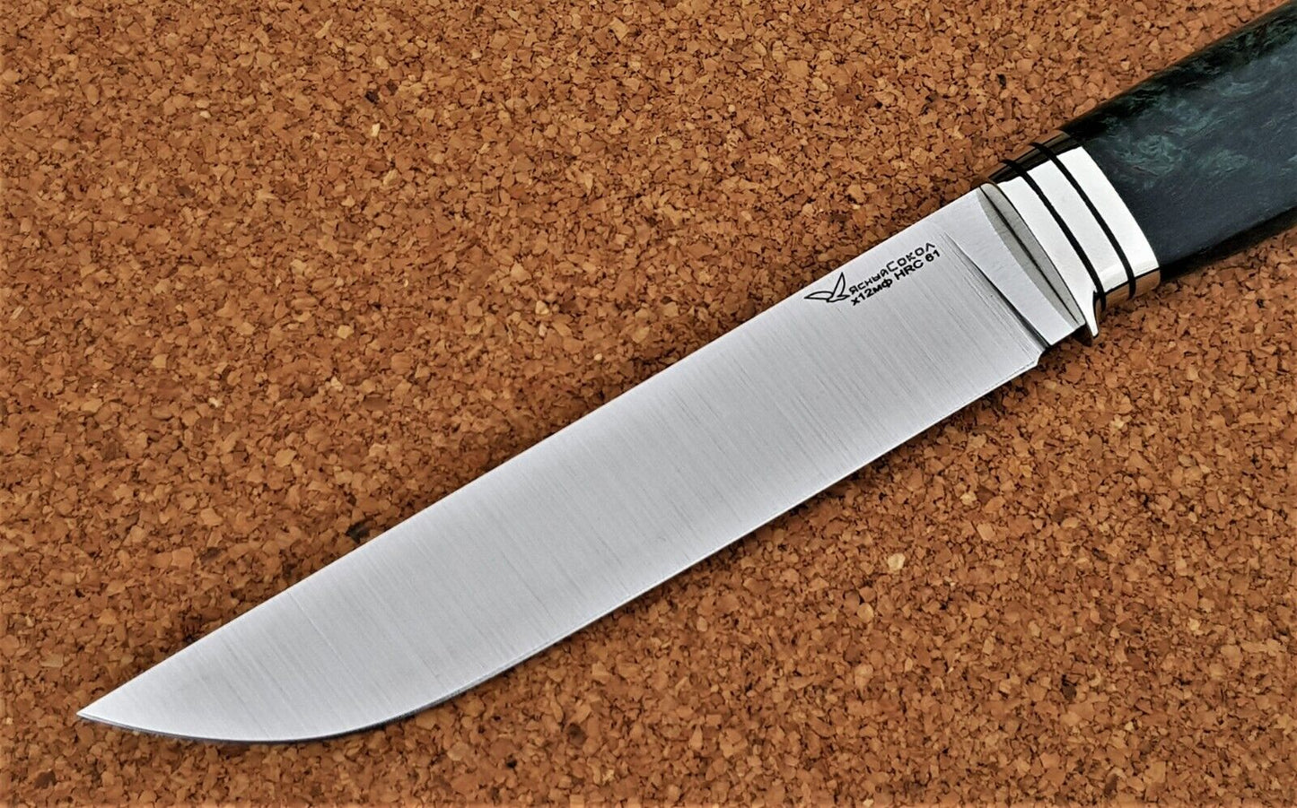 H12MF Stahl Outdoor Jagd Messer Yasniy Sokol Russland Handarbeit HRC 61 Кабан