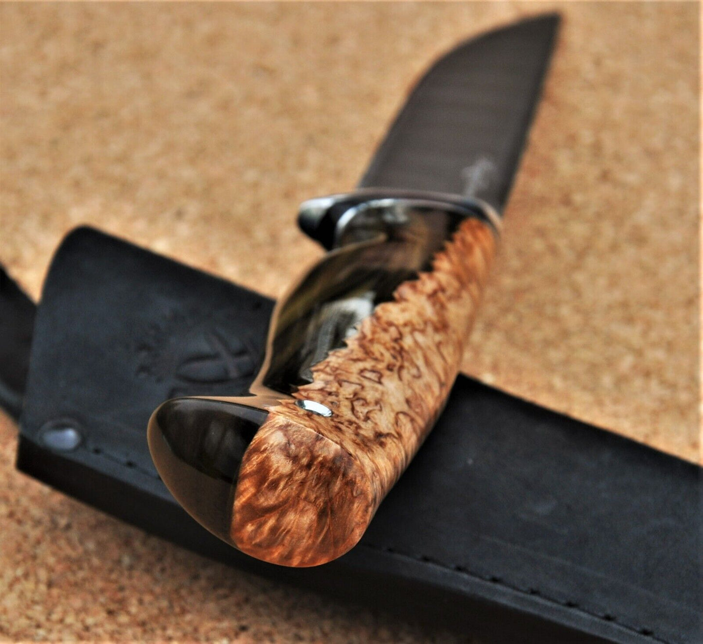 Damaszener Stahl Outdoor Damast Messer Nazarov Knives Handarbeit HRC62 Байкал